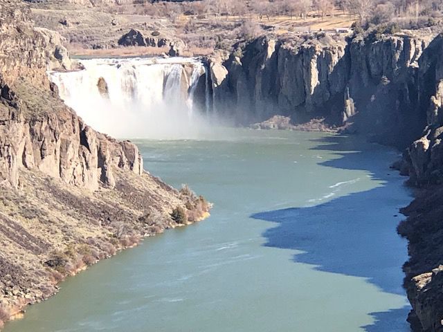 Shoshone Falls from the rim